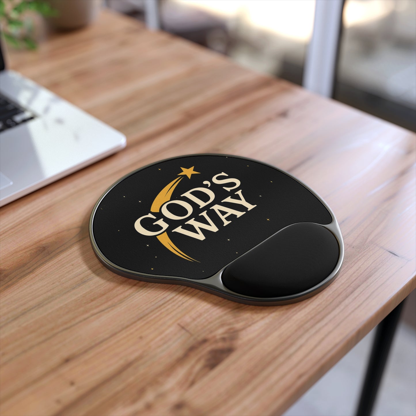 Glory To God " Gods Way " Mouse Pad With Wrist Rest