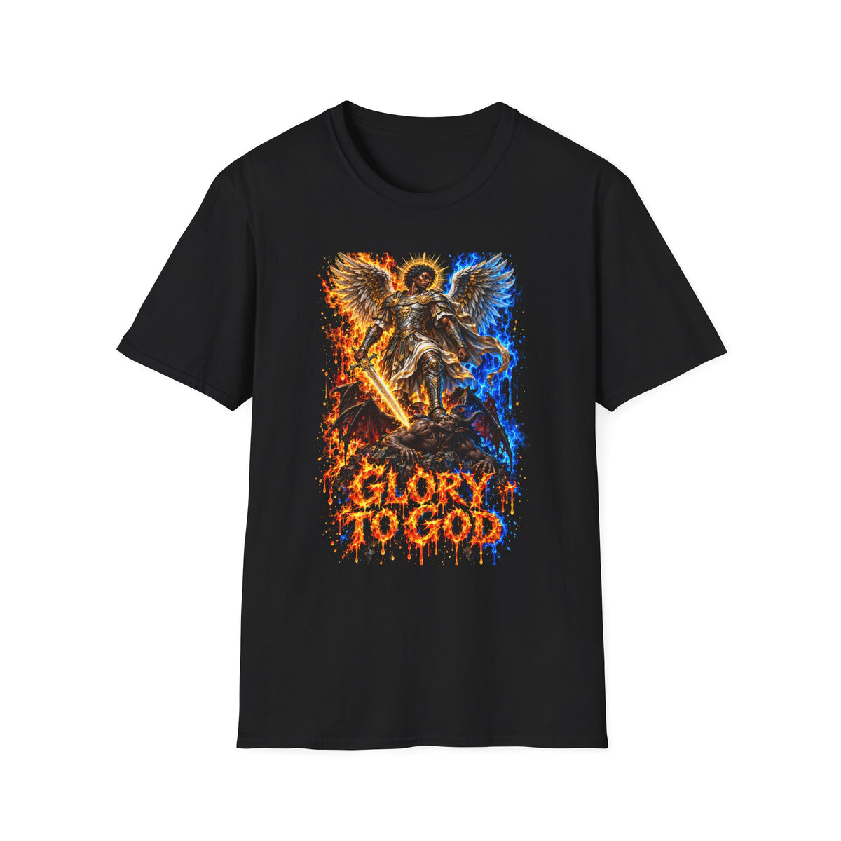 Glory to God Angel Christian T-Shirt