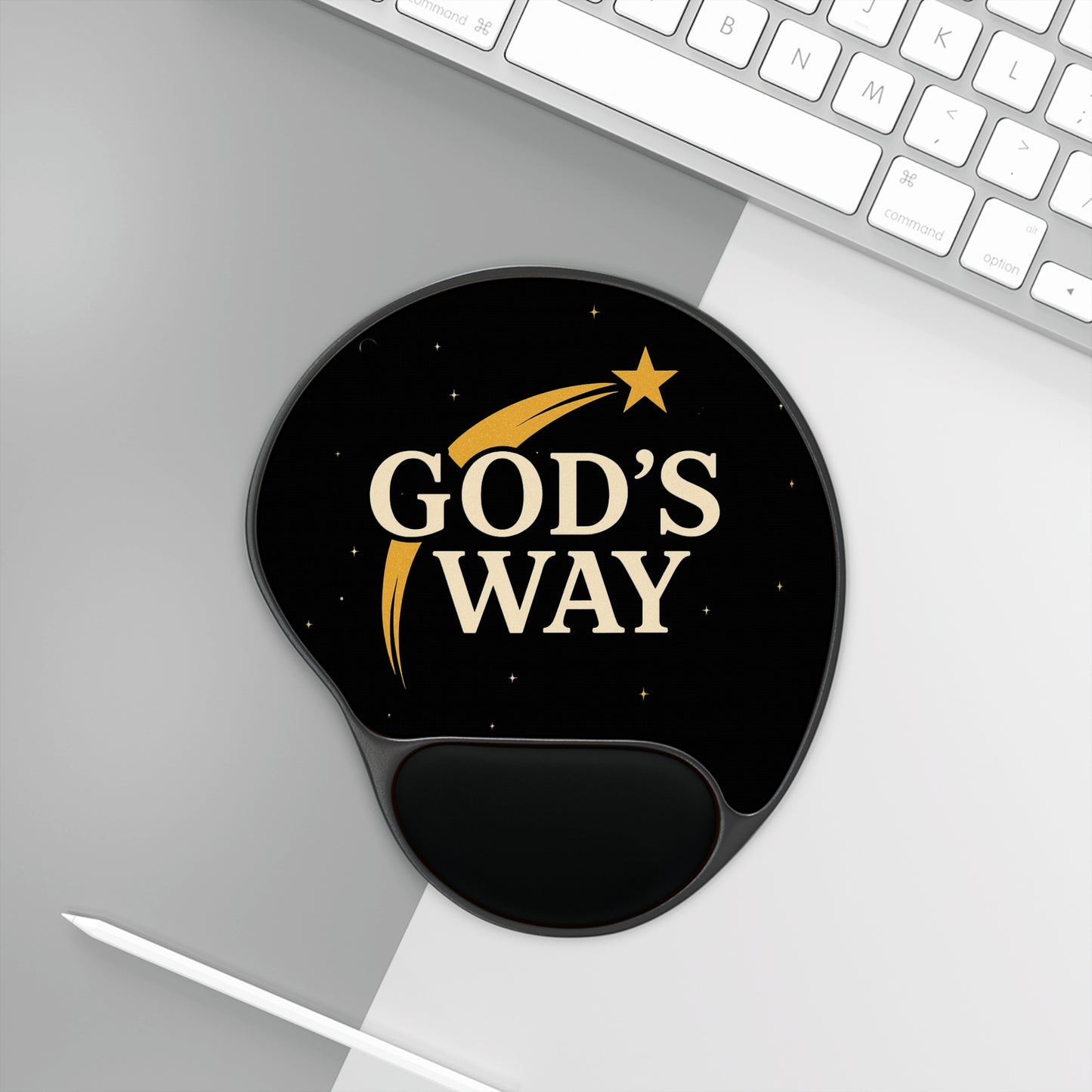 Glory To God " Gods Way " Mouse Pad With Wrist Rest