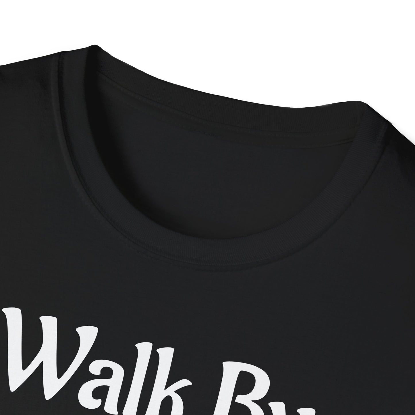 Faith Quote T-Shirt — "Walk By Faith Not By Sight" Inspirational Christian Tee