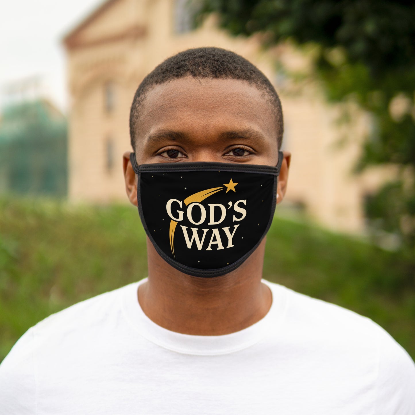 Glory To God " Gods Way " Adults Face Mask