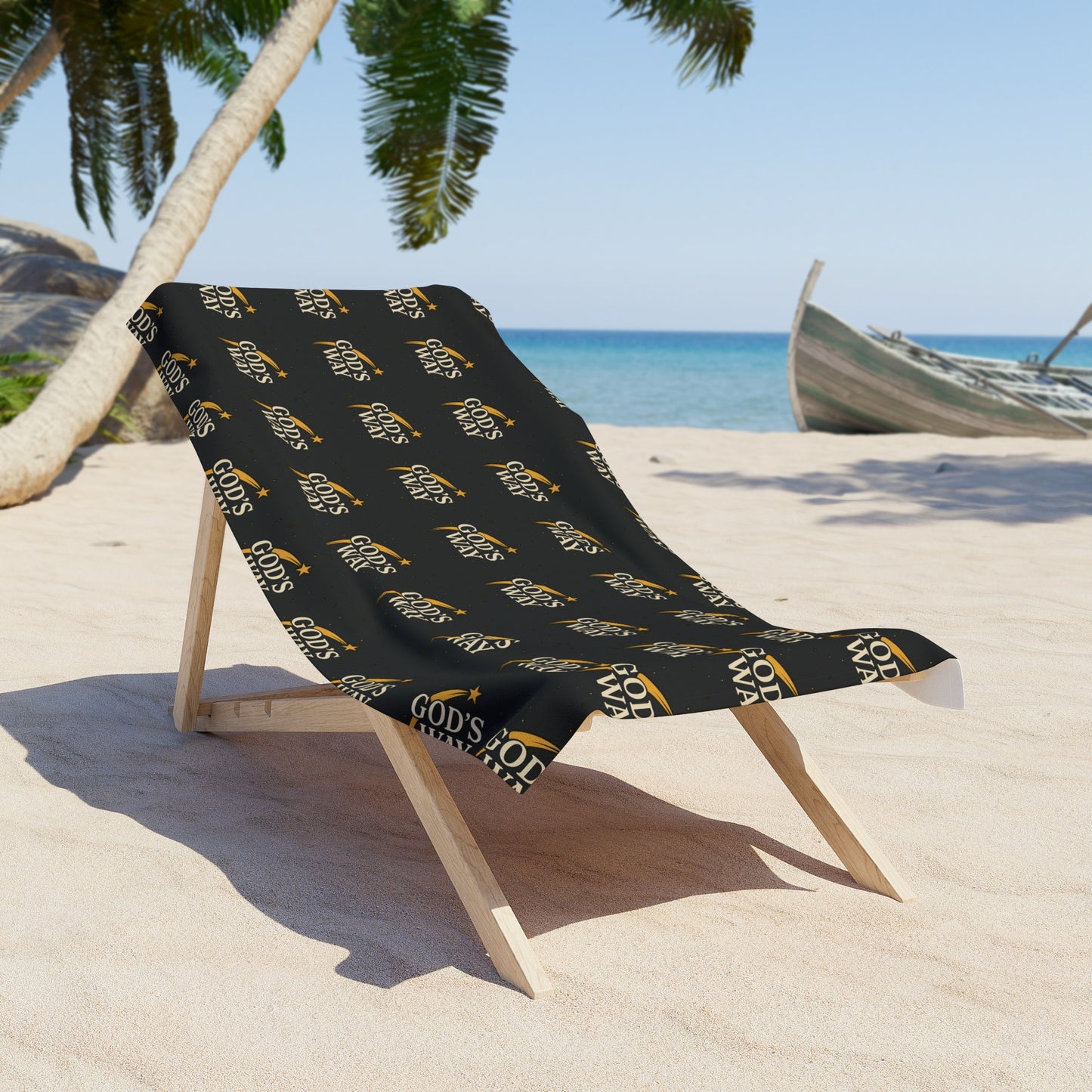 Glory To God " Gods Way " Beach Towel