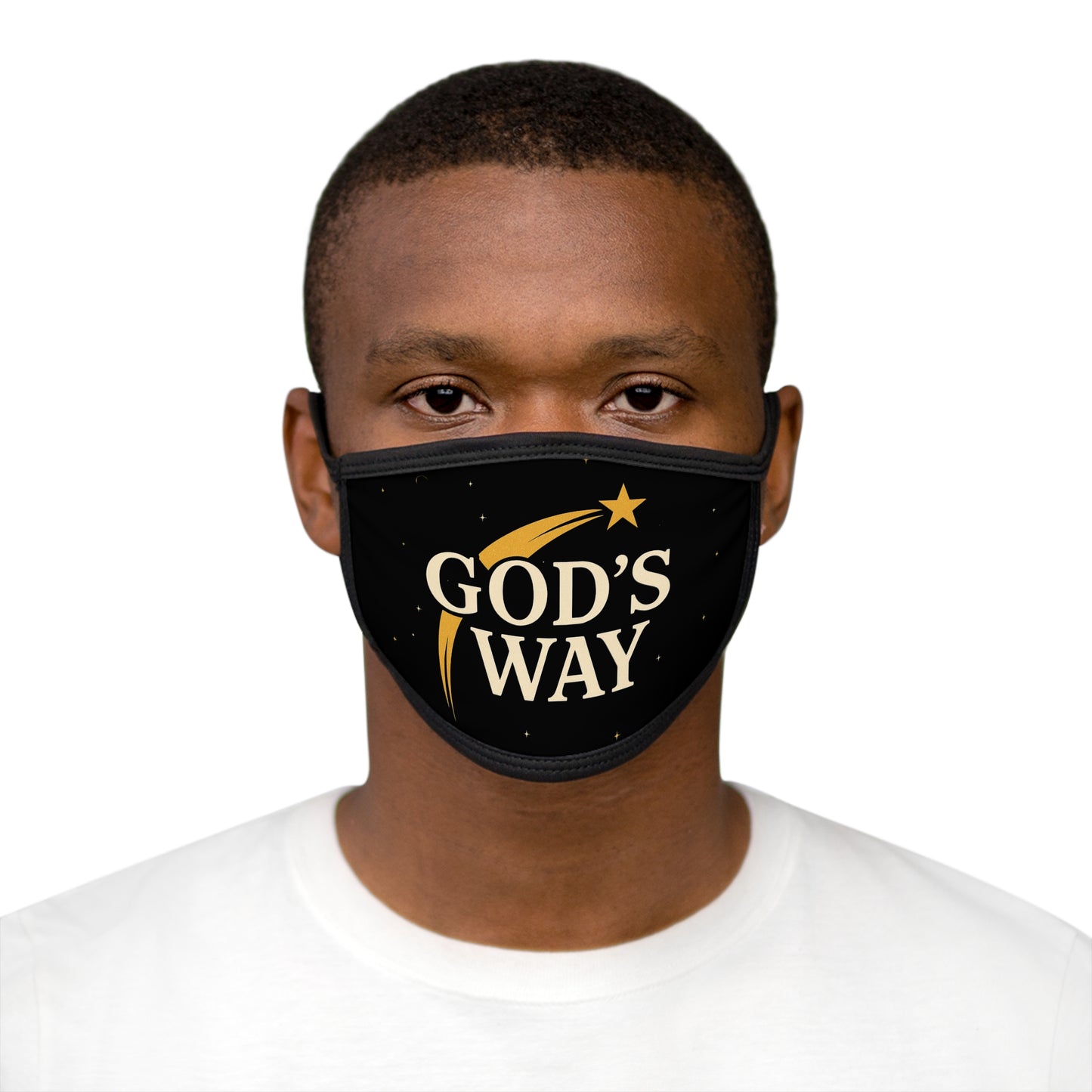 Glory To God " Gods Way " Adults Face Mask