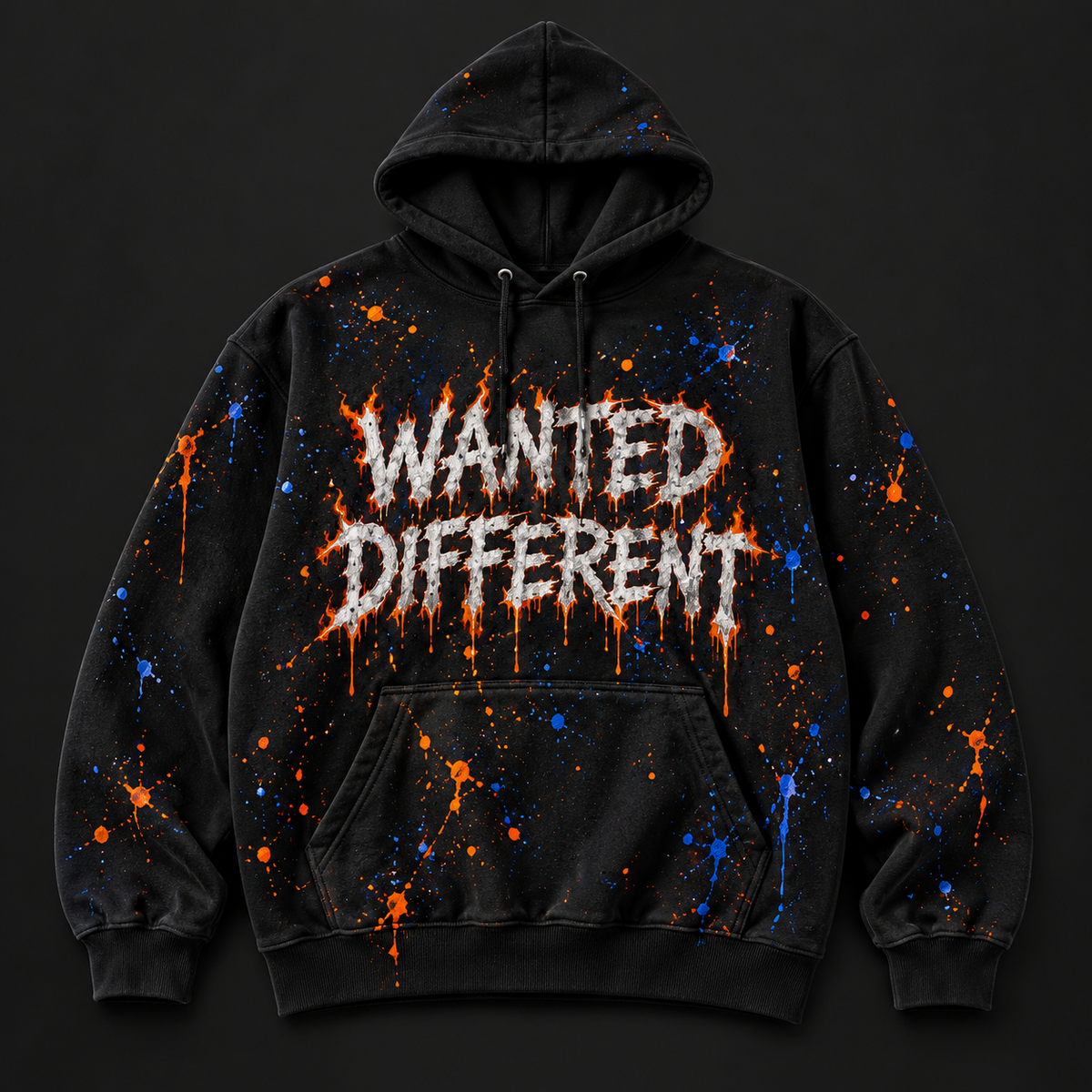 Flame Logo Hoodie — front mockup
