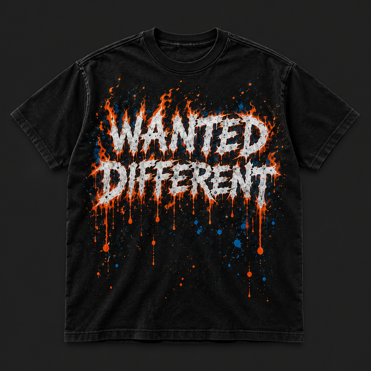 Flame Logo Tee — front mockup